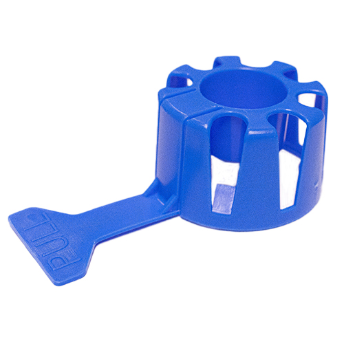 BLUE TEAR OFF CAP FOR OPD VALVES - Cylinder Valve Protective Caps